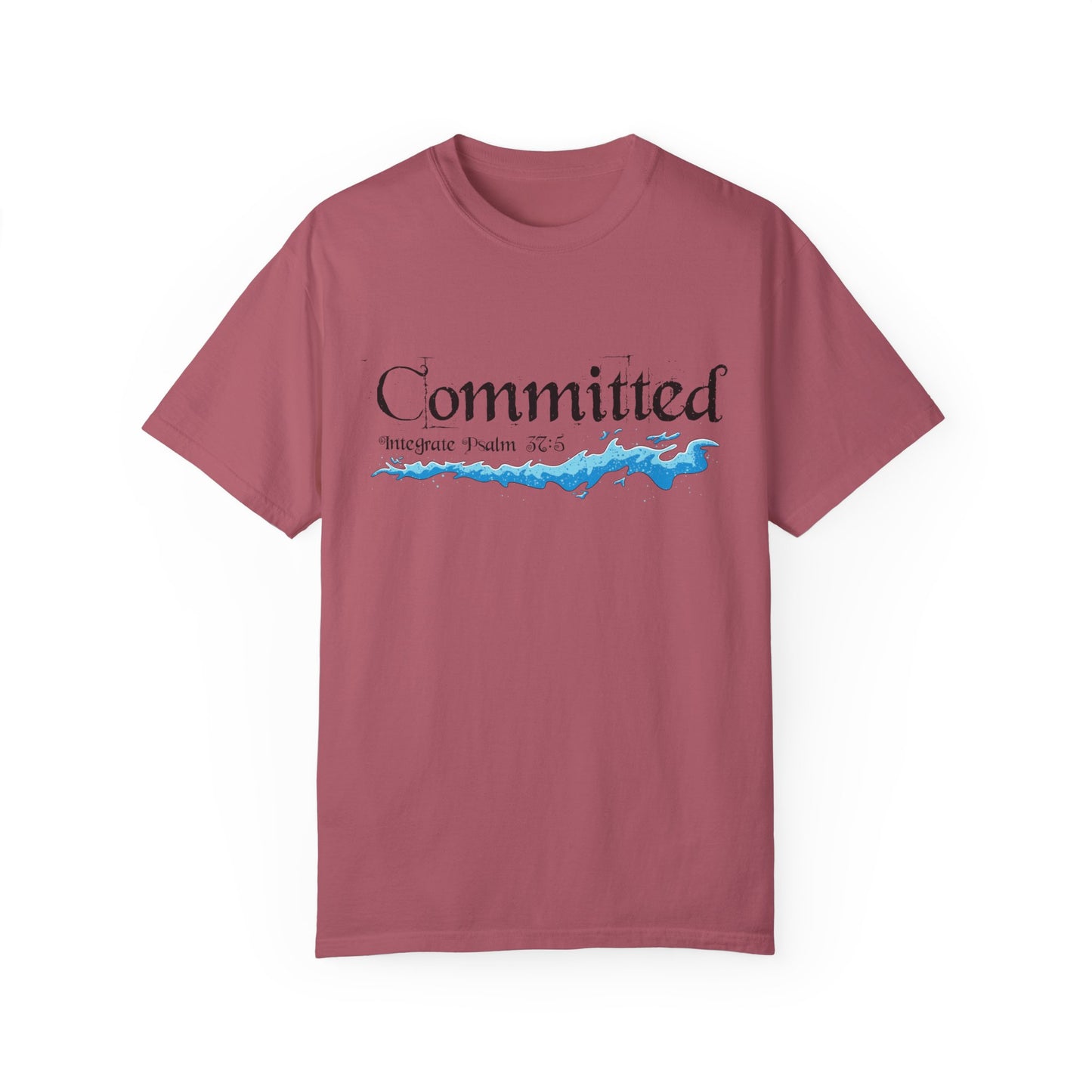 Committed Baptised Shirt Black Text