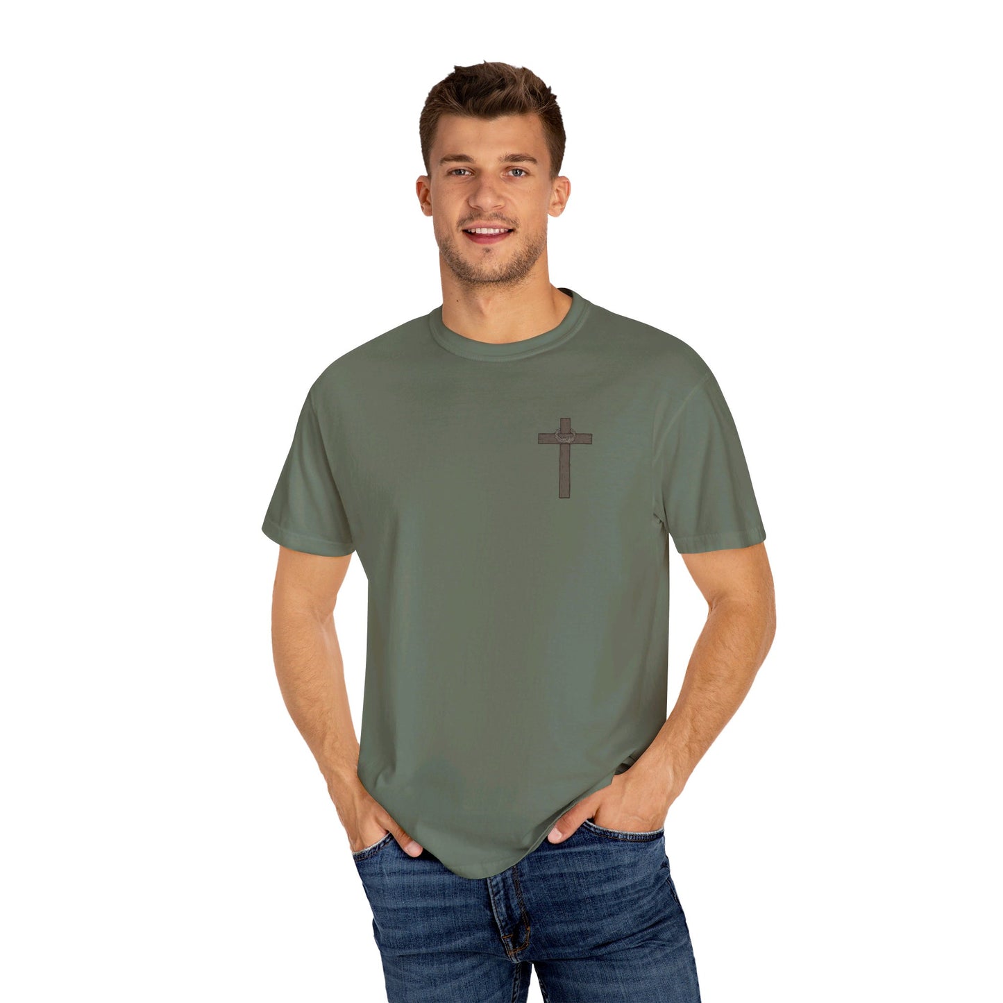 Repent Believe in the Gospel Cross Shirt