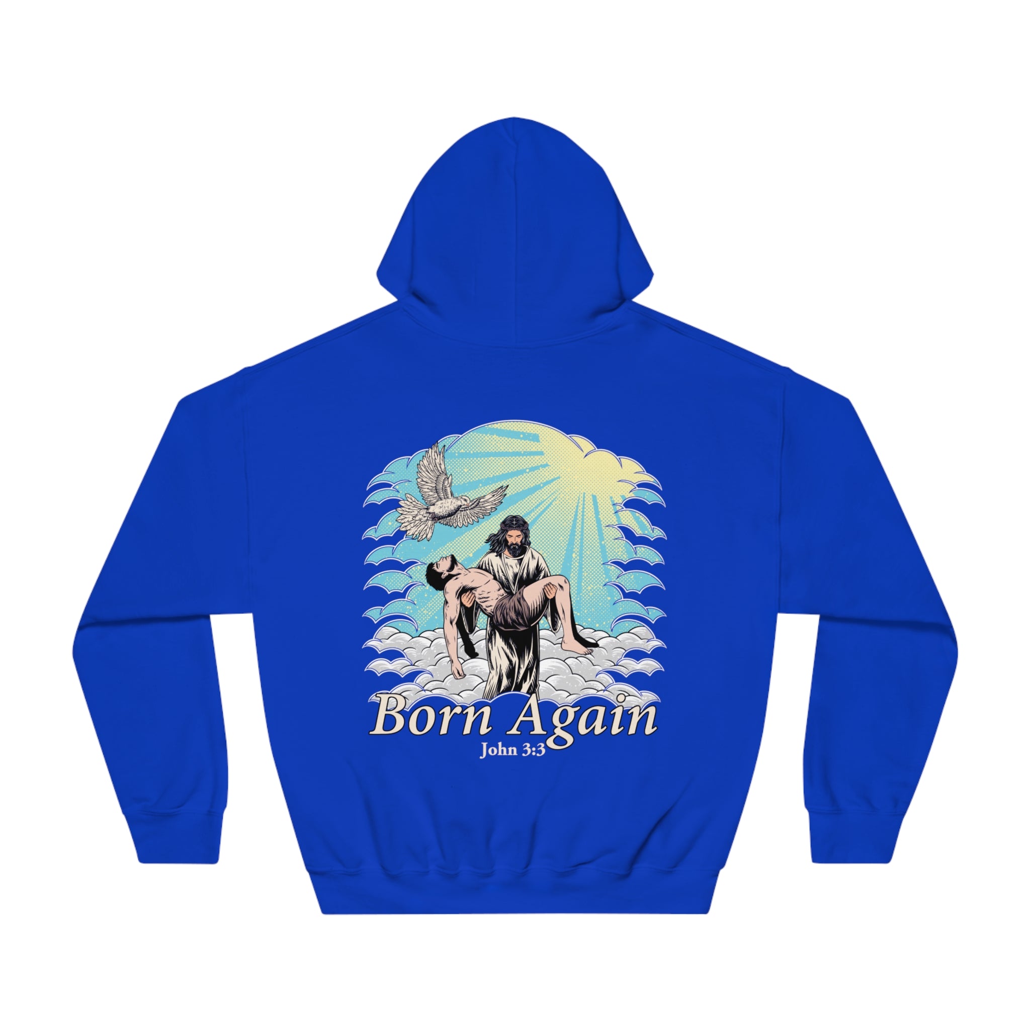 Born Again Hooded Sweatshirt - Royal / S