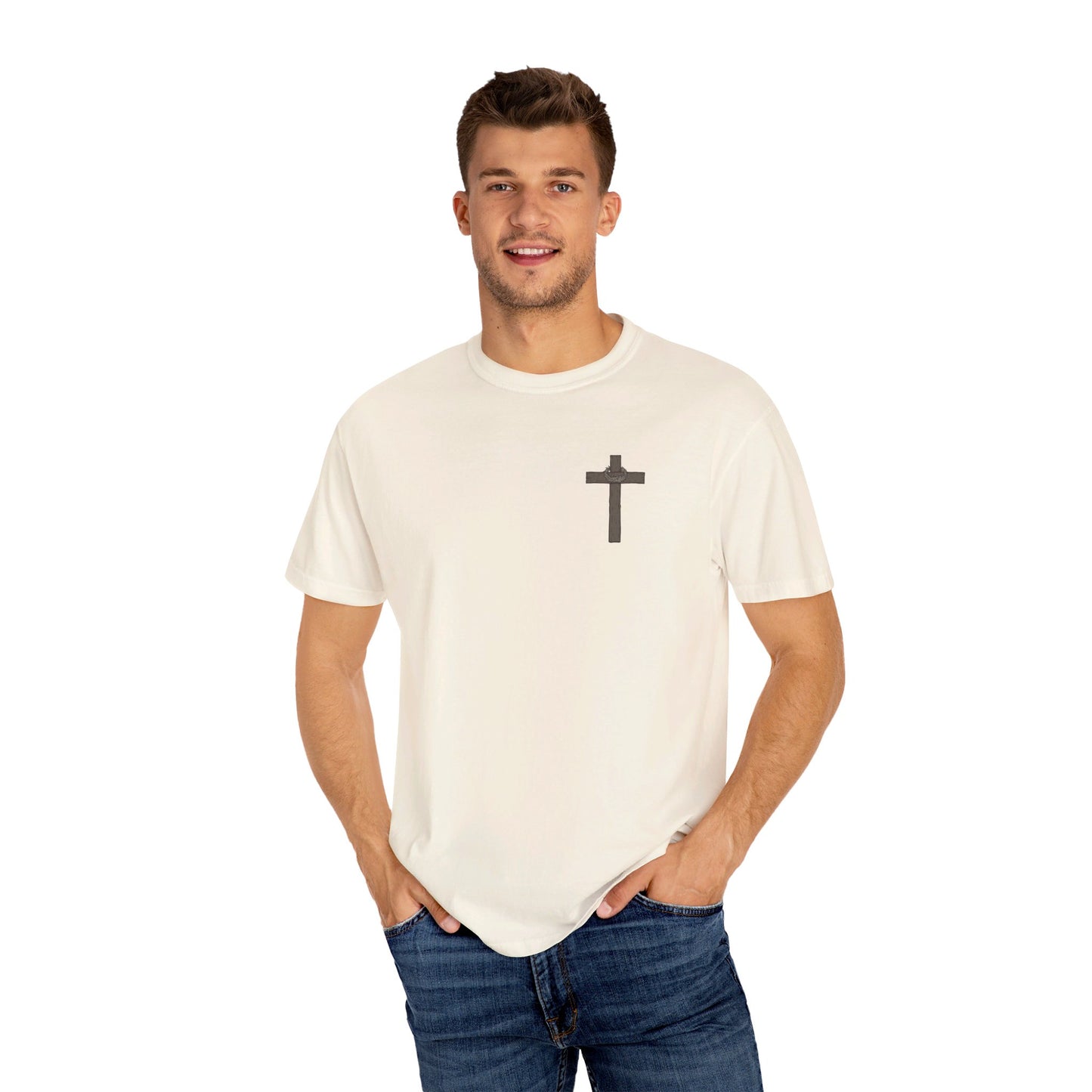 Repent Believe in the Gospel Cross Shirt